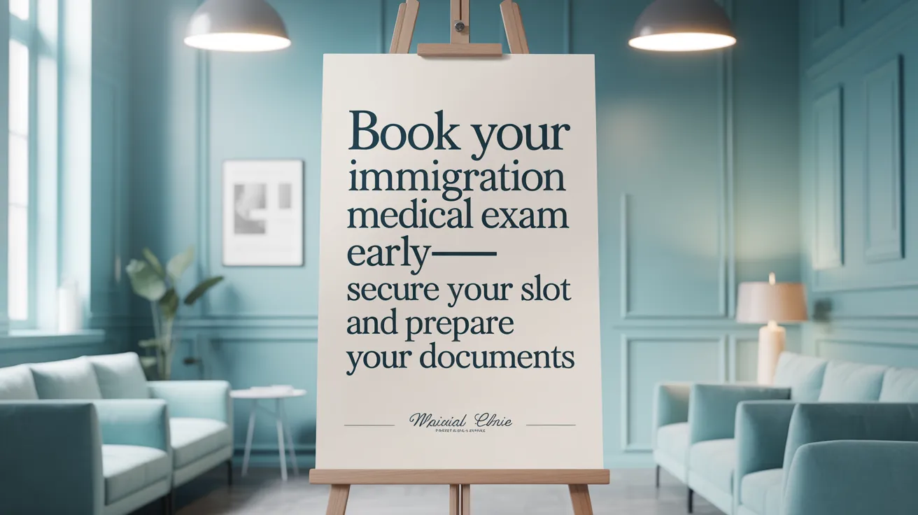 Book Your Immigration Medical Exam Early—Secure Your Slot and Prepare Your Documents
