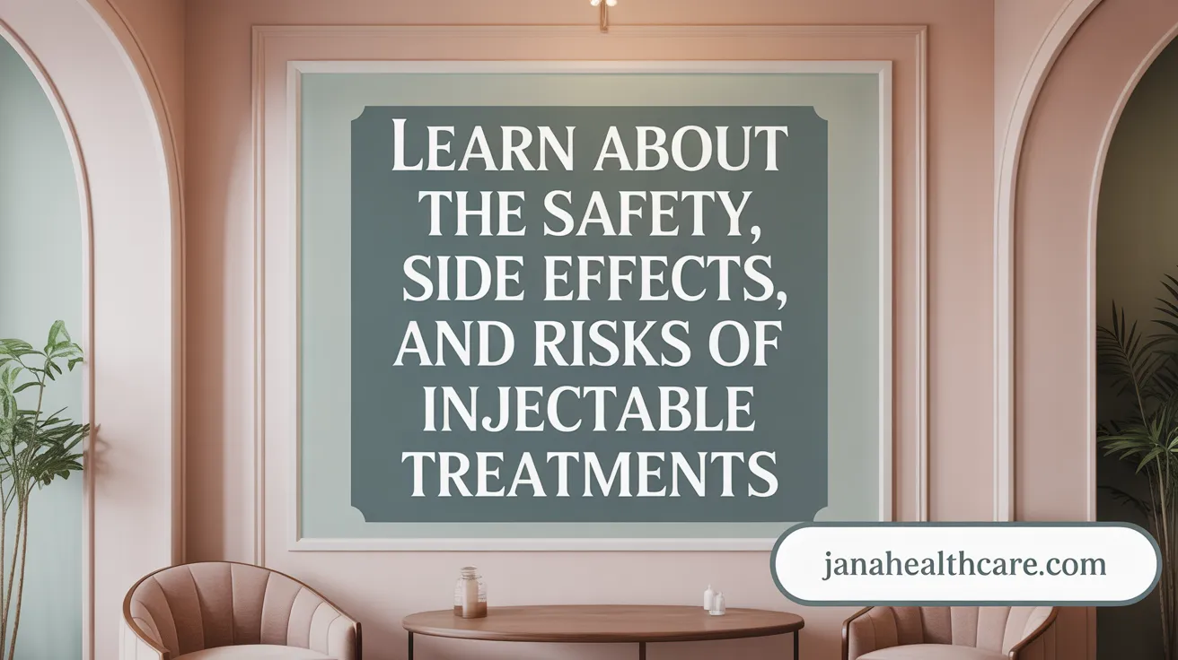 Learn About the Safety, Side Effects, and Risks of Injectable Treatments