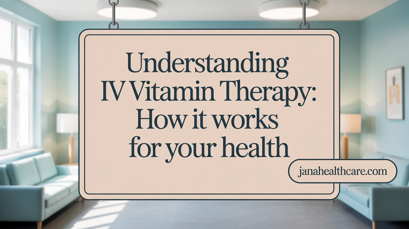 Understanding IV Vitamin Therapy: How It Works for Your Health