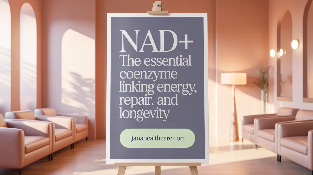 NAD+: The Essential Coenzyme Linking Energy, Repair, and Longevity