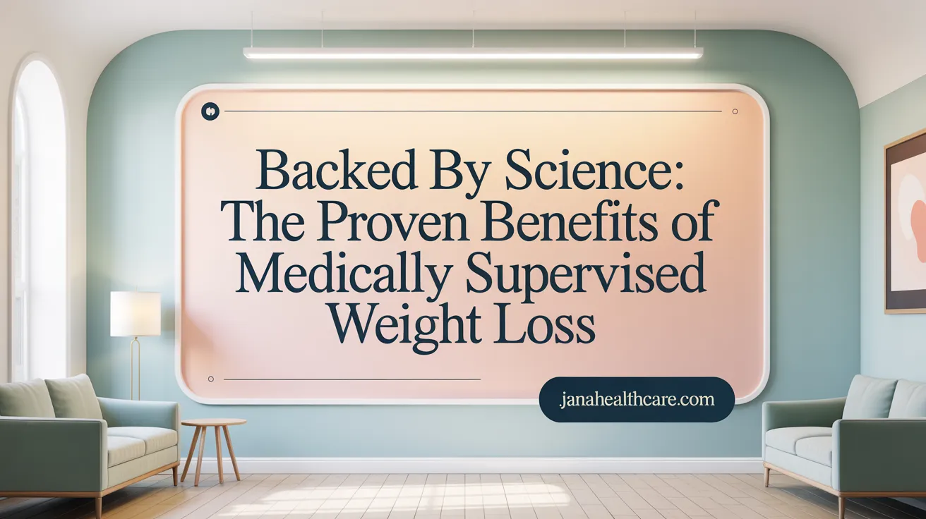 Backed by Science: The Proven Benefits of Medically Supervised Weight Loss
