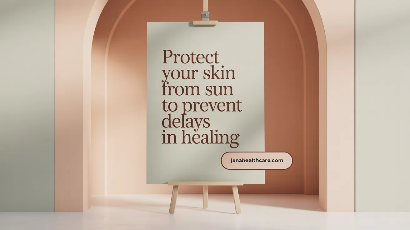 Protect Your Skin from Sun to Prevent Delays in Healing