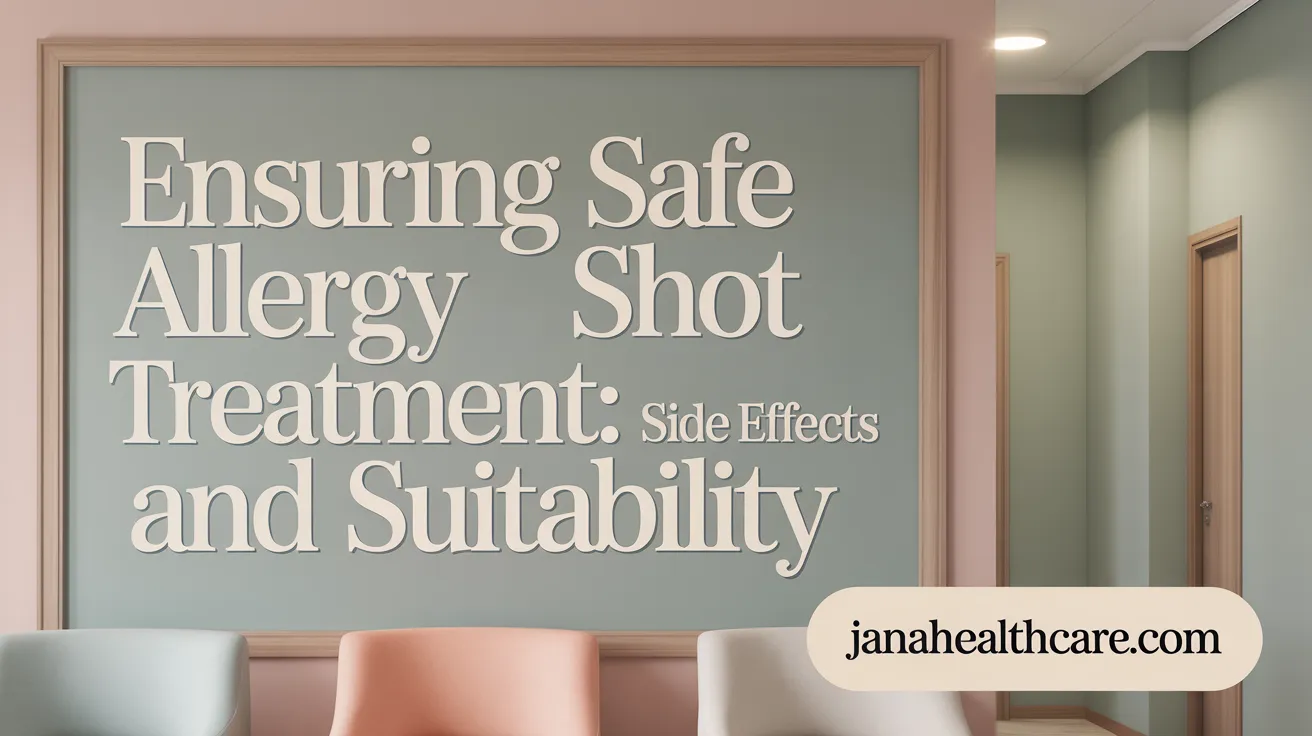 Ensuring Safe Allergy Shot Treatment: Side Effects and Suitability