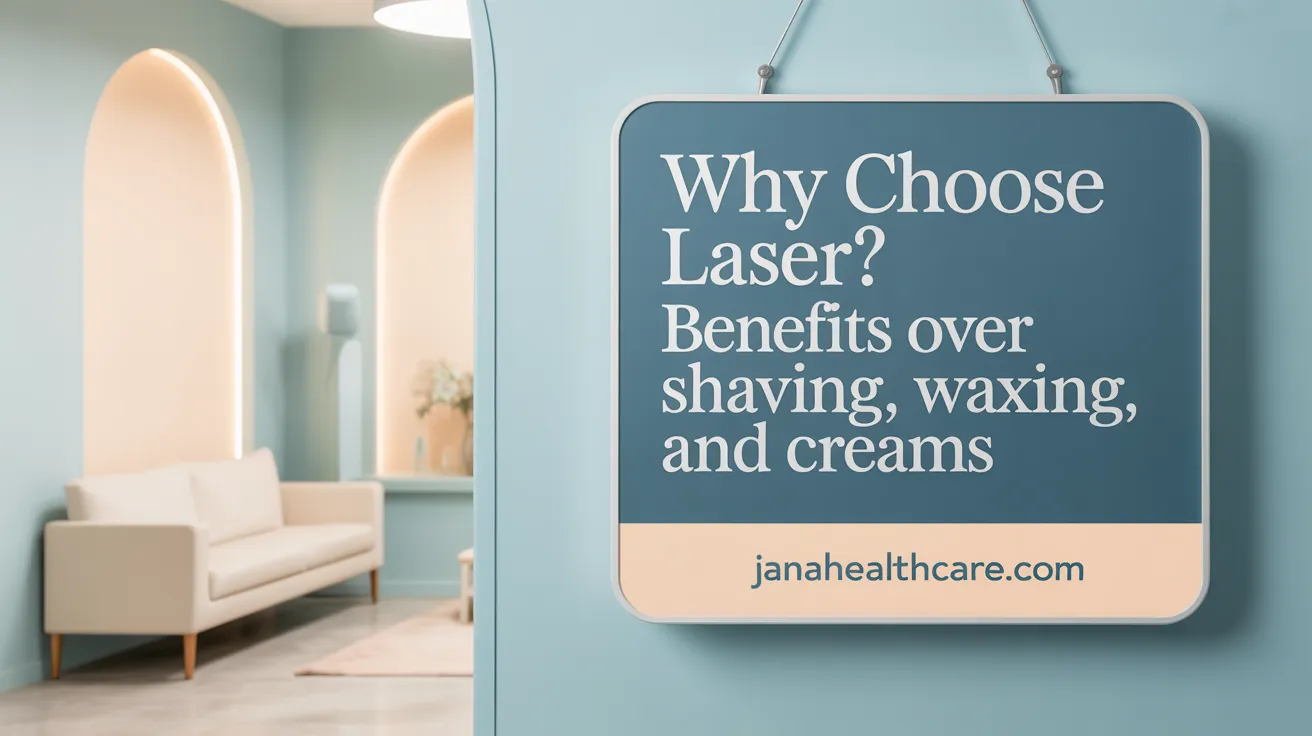 Why Choose Laser? Benefits Over Shaving, Waxing, and Creams