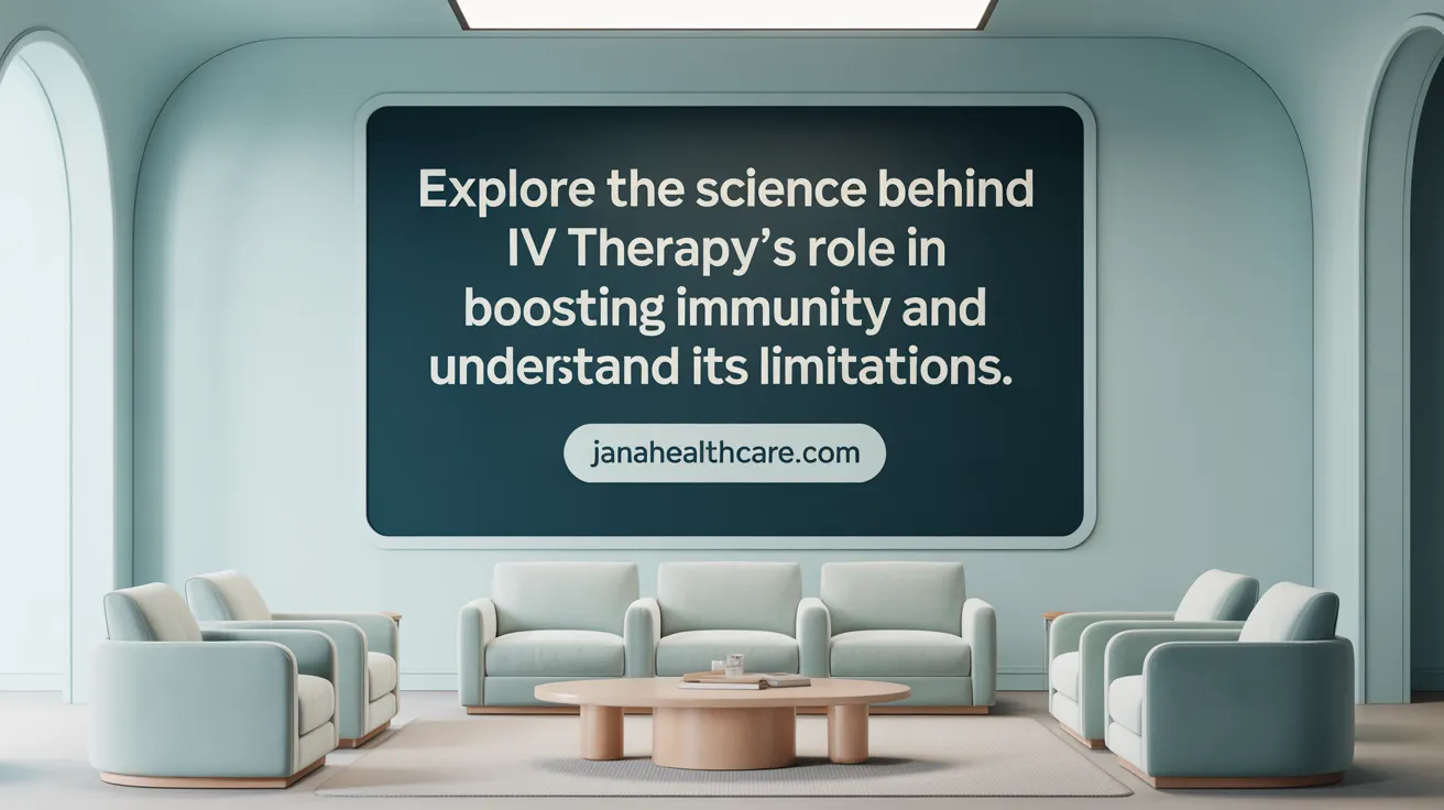 Explore the science behind IV therapy's role in boosting immunity and understand its limitations.