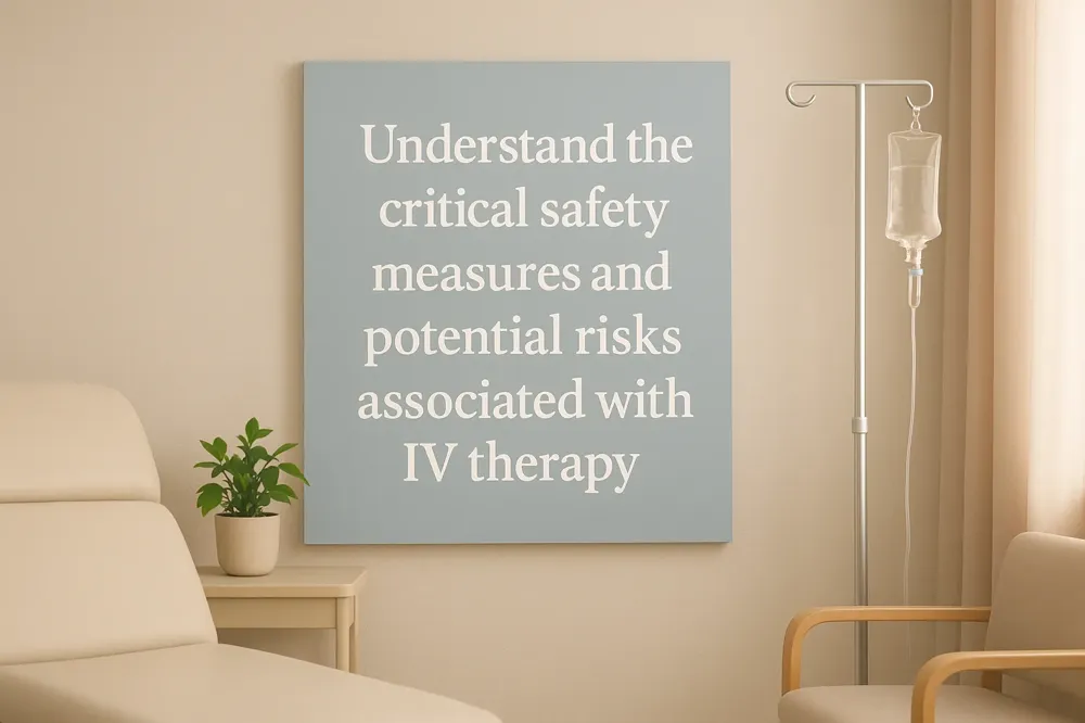 Understand the critical safety measures and potential risks associated with IV therapy.