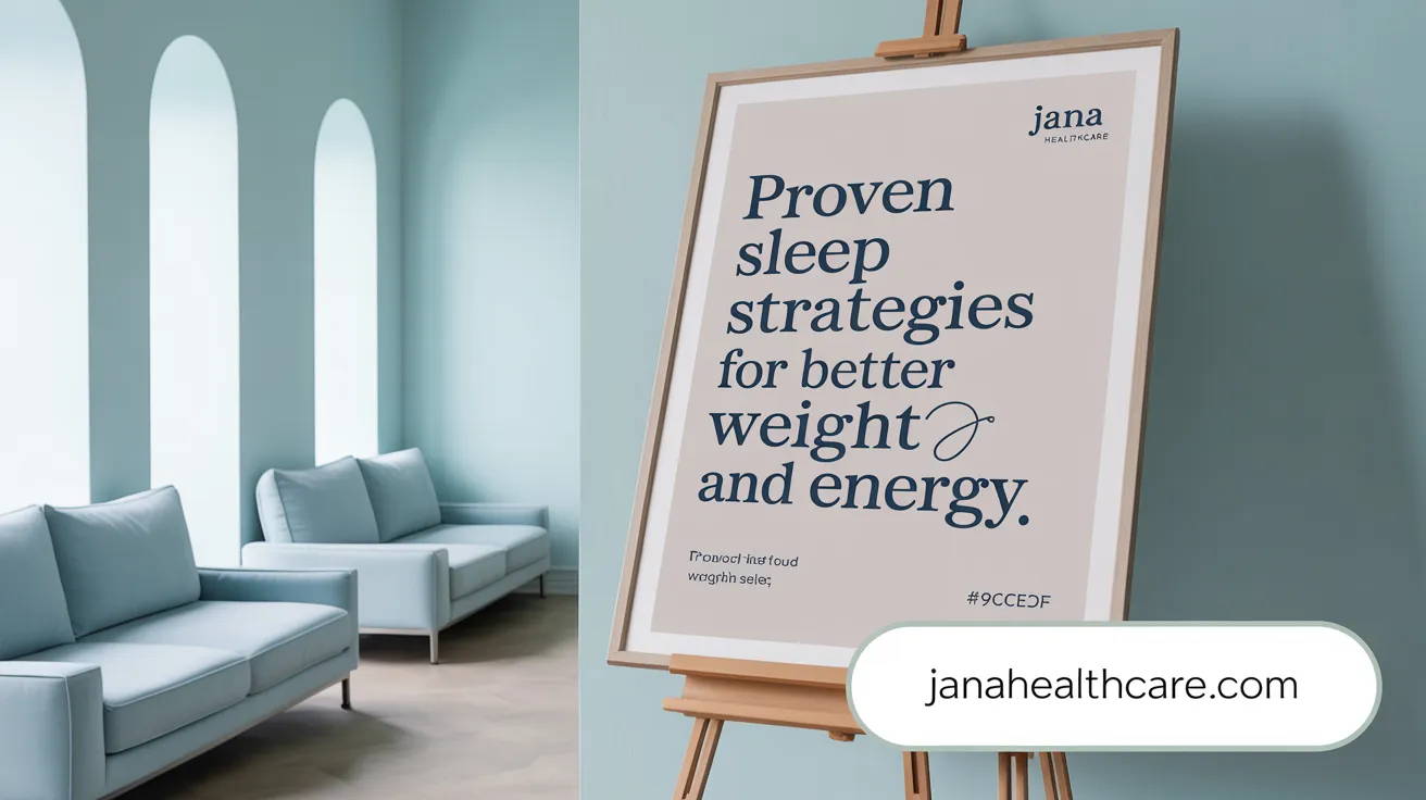 Proven Sleep Strategies for Better Weight and Energy