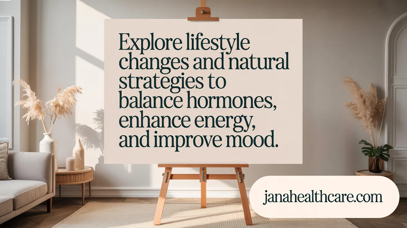 Explore Lifestyle Changes and Natural Strategies to Balance Hormones, Enhance Energy, and Improve Mood