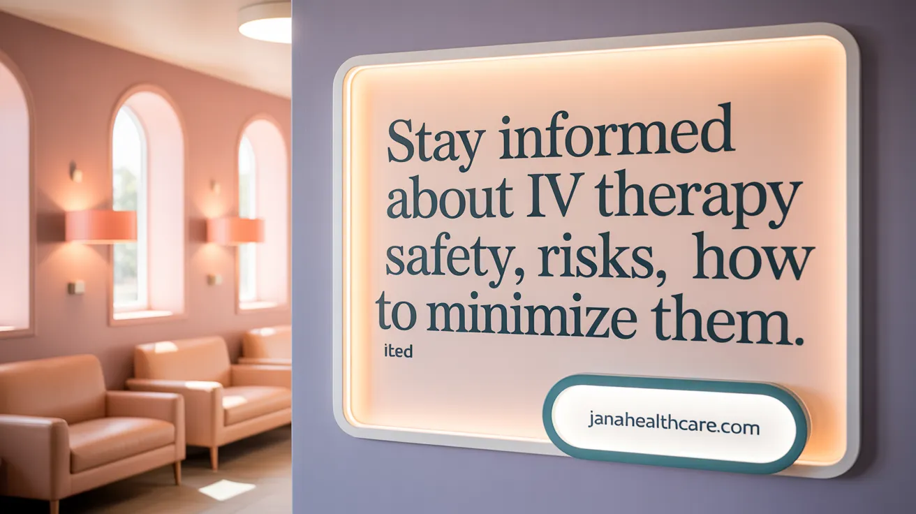 Stay Informed About IV Therapy Safety, Risks, and How to Minimize Them