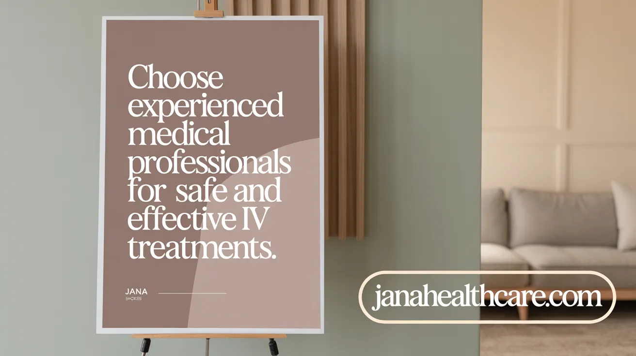 Choose Experienced Medical Professionals for Safe and Effective IV Treatments