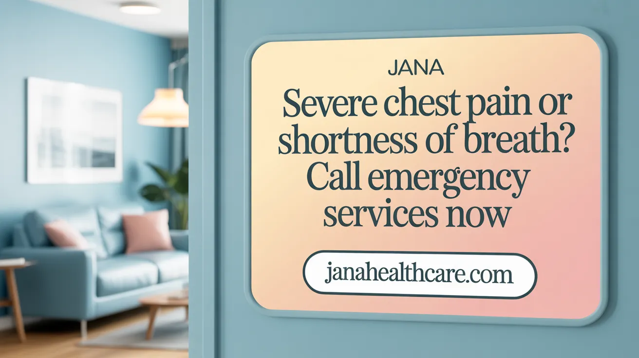 Severe Chest Pain or Shortness of Breath? Call Emergency Services Now
