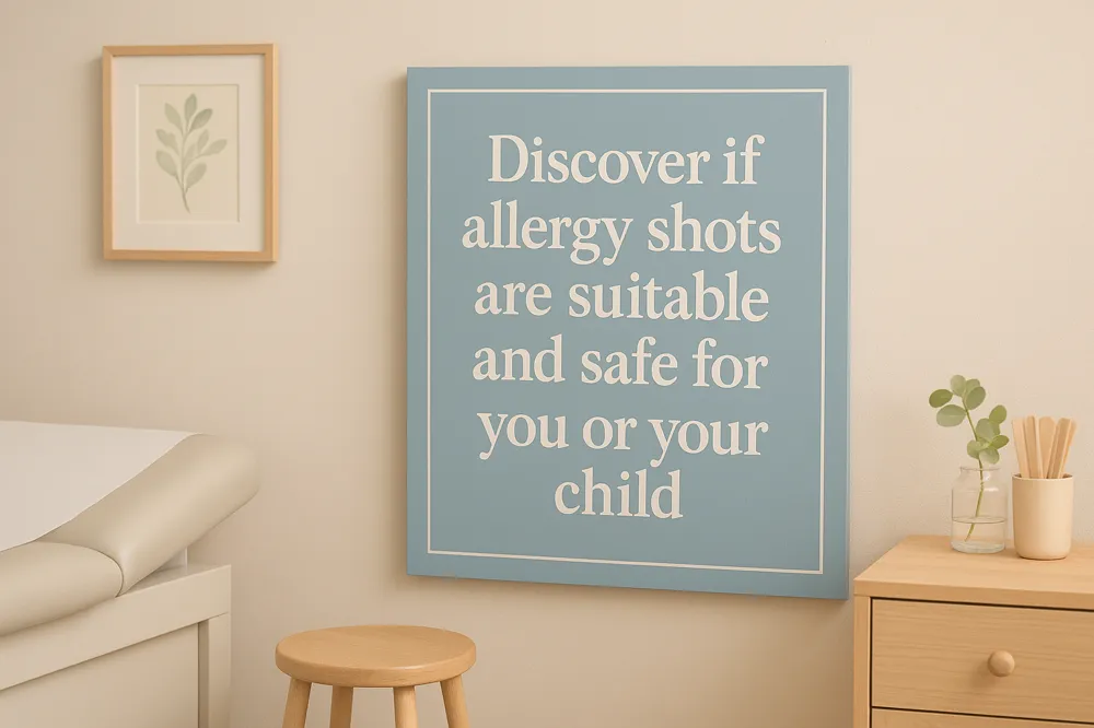 Discover if allergy shots are suitable and safe for you or your child.