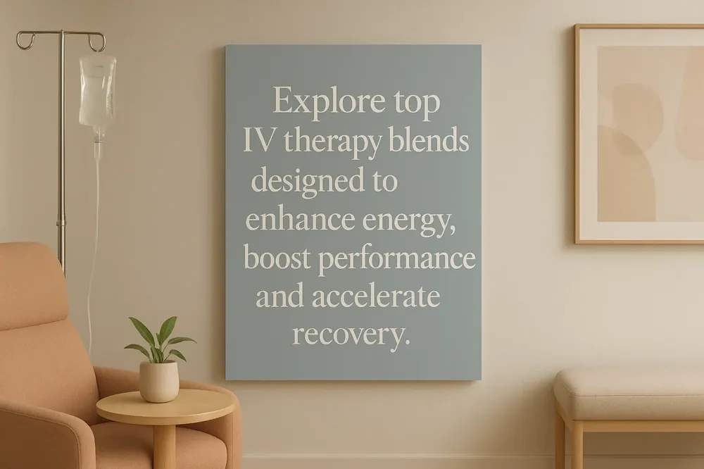 Explore top IV therapy blends designed to enhance energy, boost performance, and accelerate recovery.