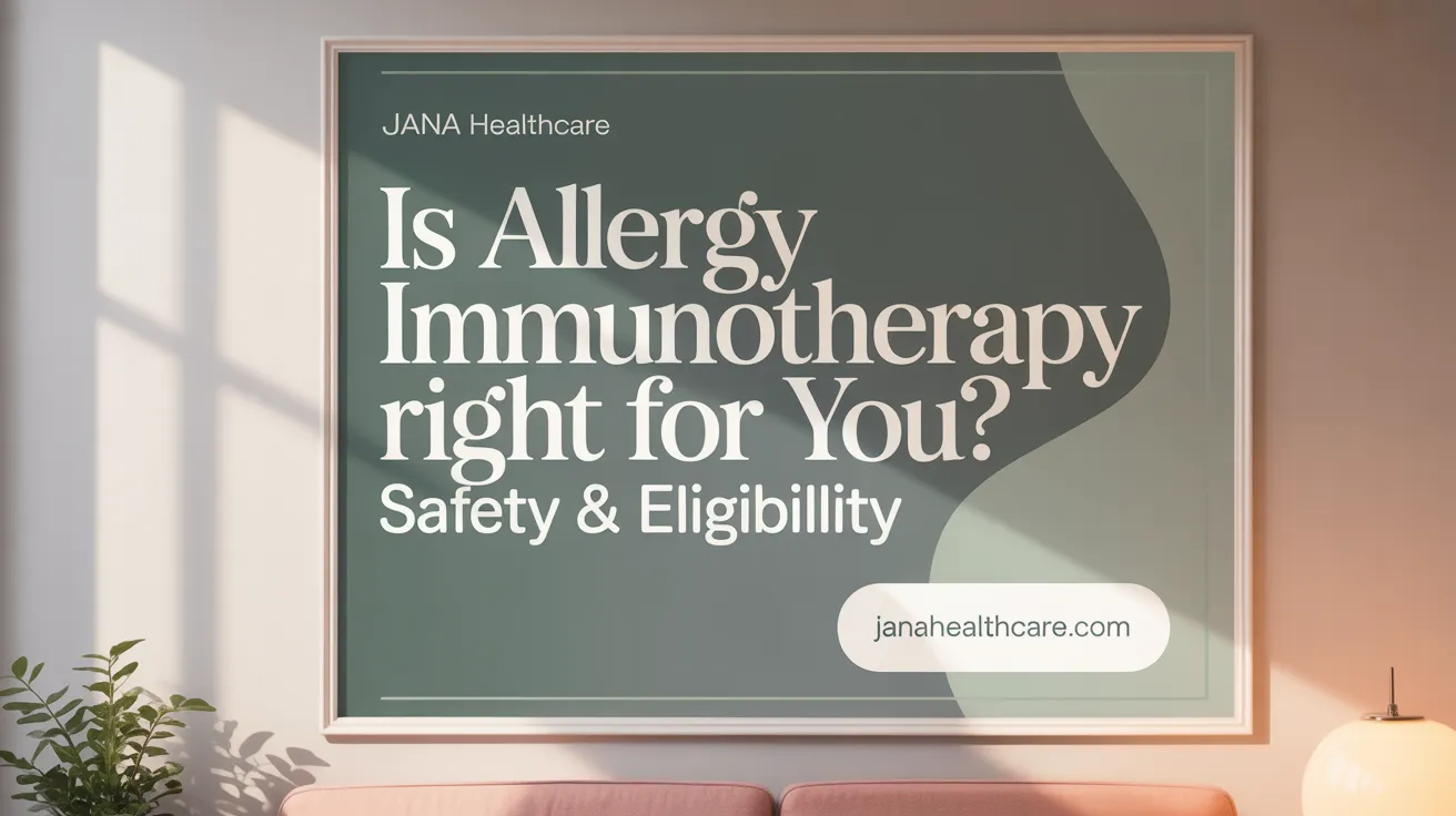 Is Allergy Immunotherapy Right for You? Safety & Eligibility