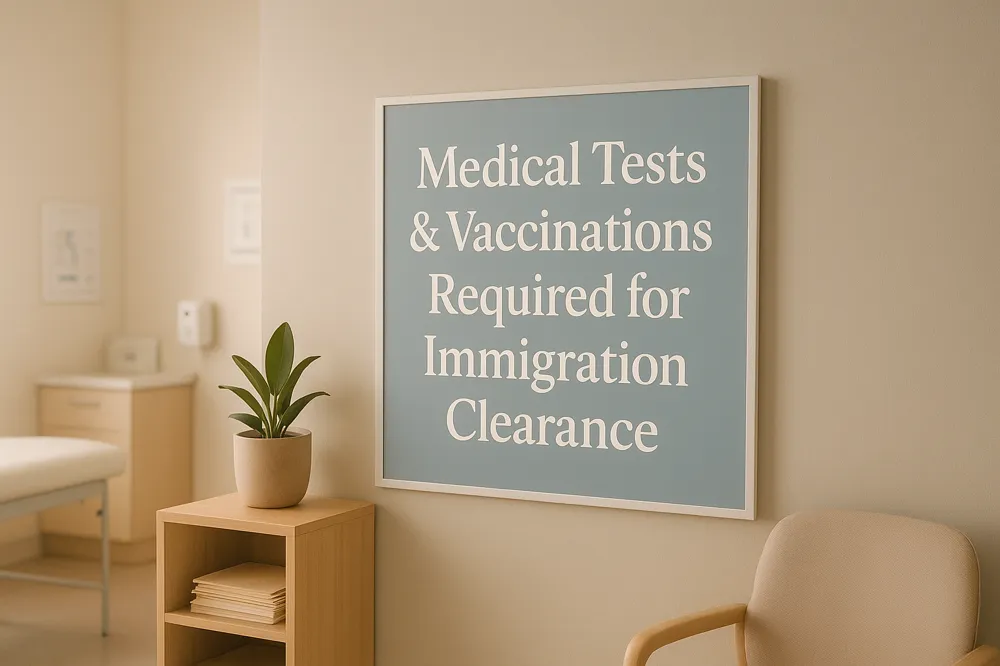 Medical Tests & Vaccinations Required for Immigration Clearance
