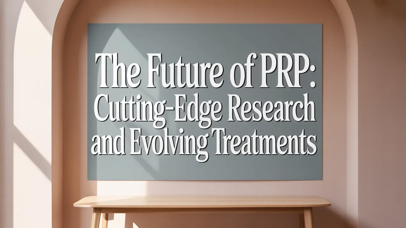 The Future of PRP: Cutting-Edge Research and Evolving Treatments