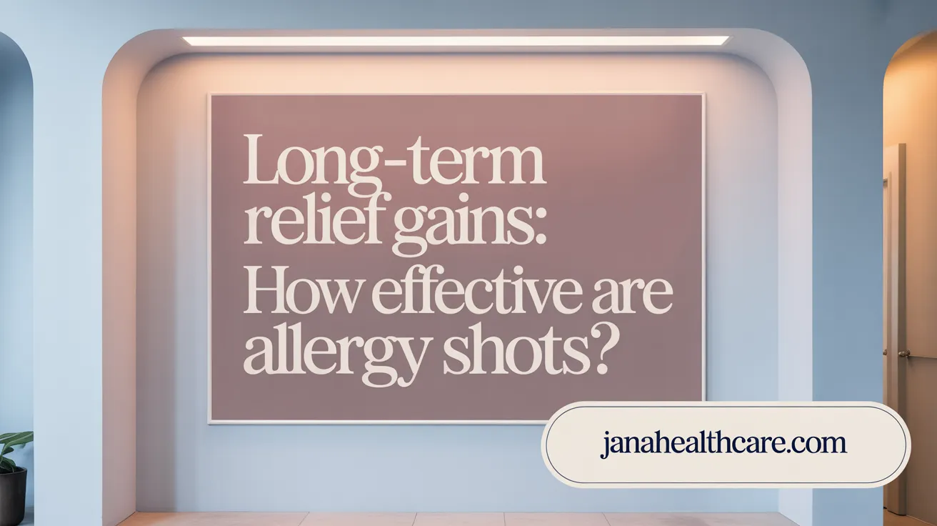 Long-Term Relief Gains: How Effective Are Allergy Shots?