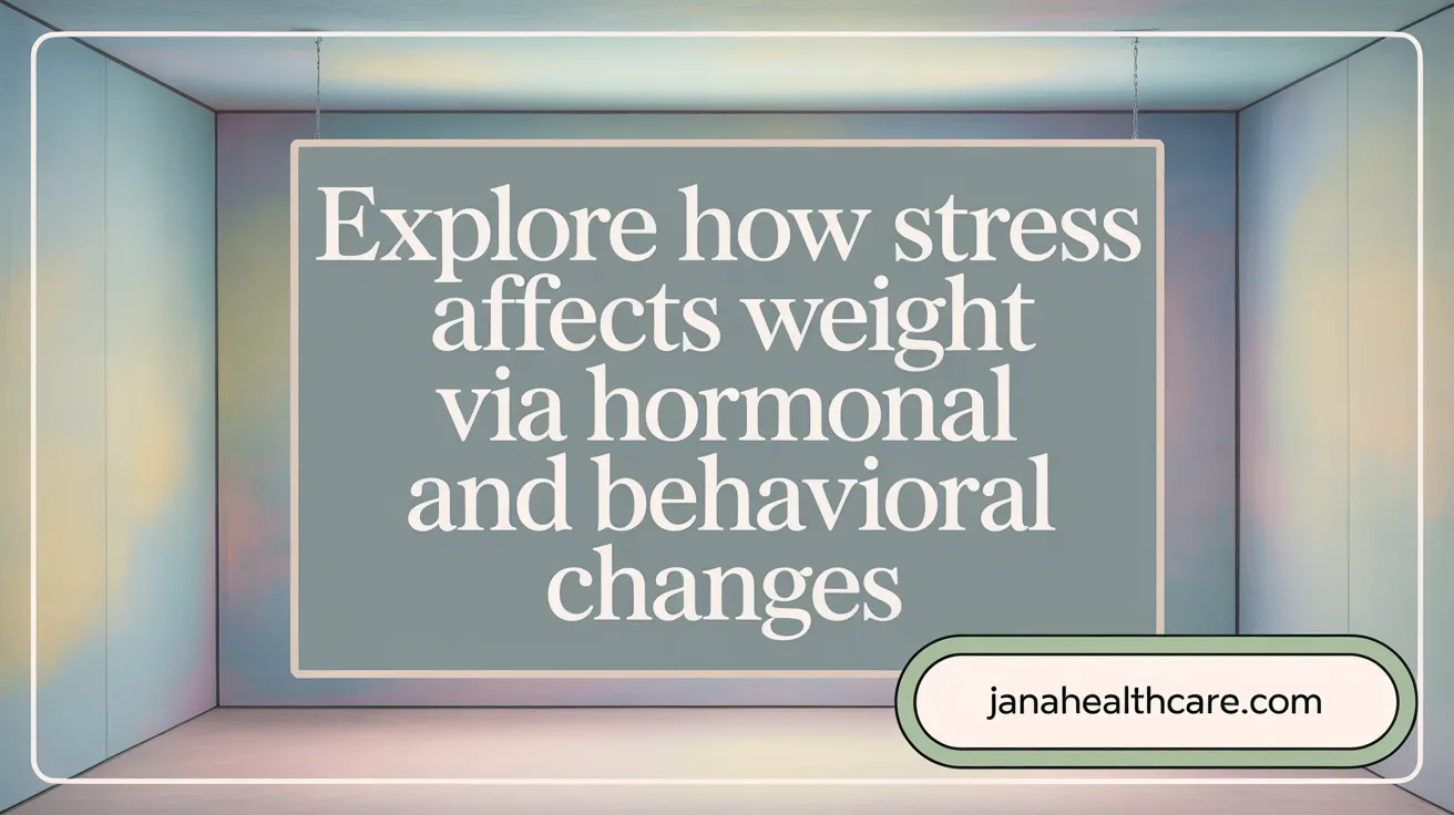 Explore How Stress Affects Weight via Hormonal and Behavioral Changes