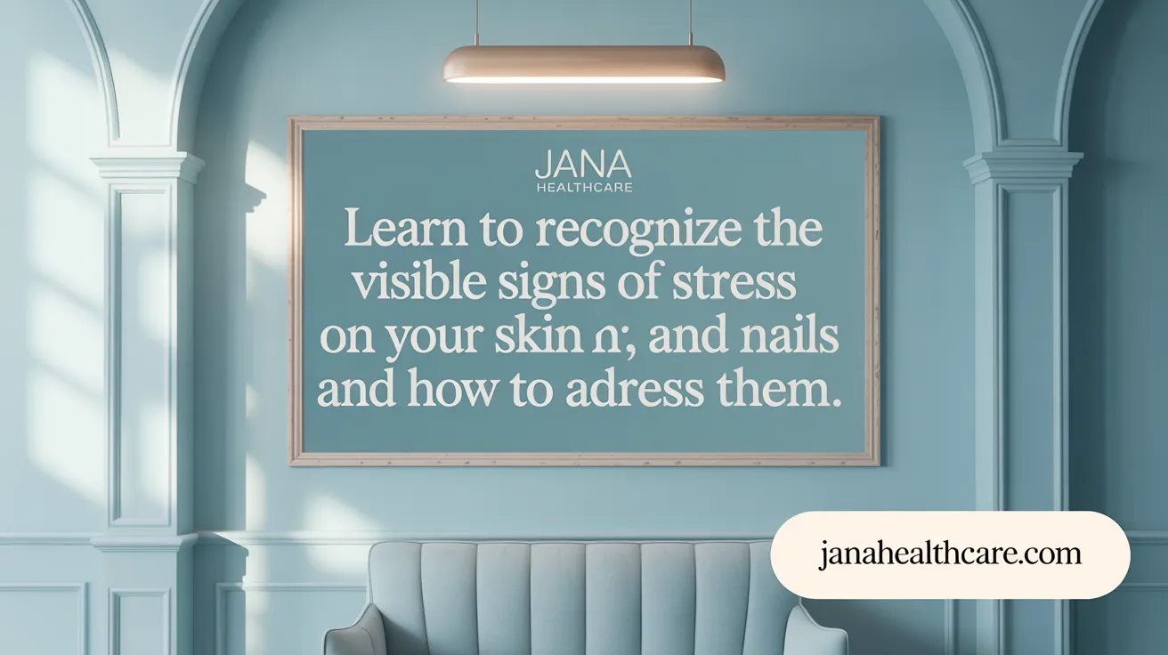 Learn to recognize the visible signs of stress on your skin, hair, and nails and how to address them.