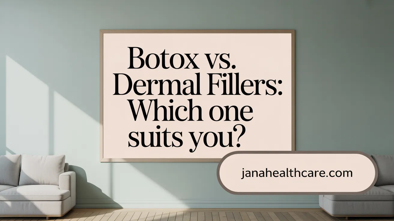 Botox vs. Dermal Fillers: Which One Suits You?