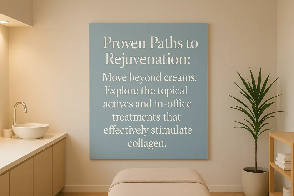 Proven Paths to Rejuvenation: Move beyond creams. Explore the topical actives and in-office treatments that effectively stimulate collagen.