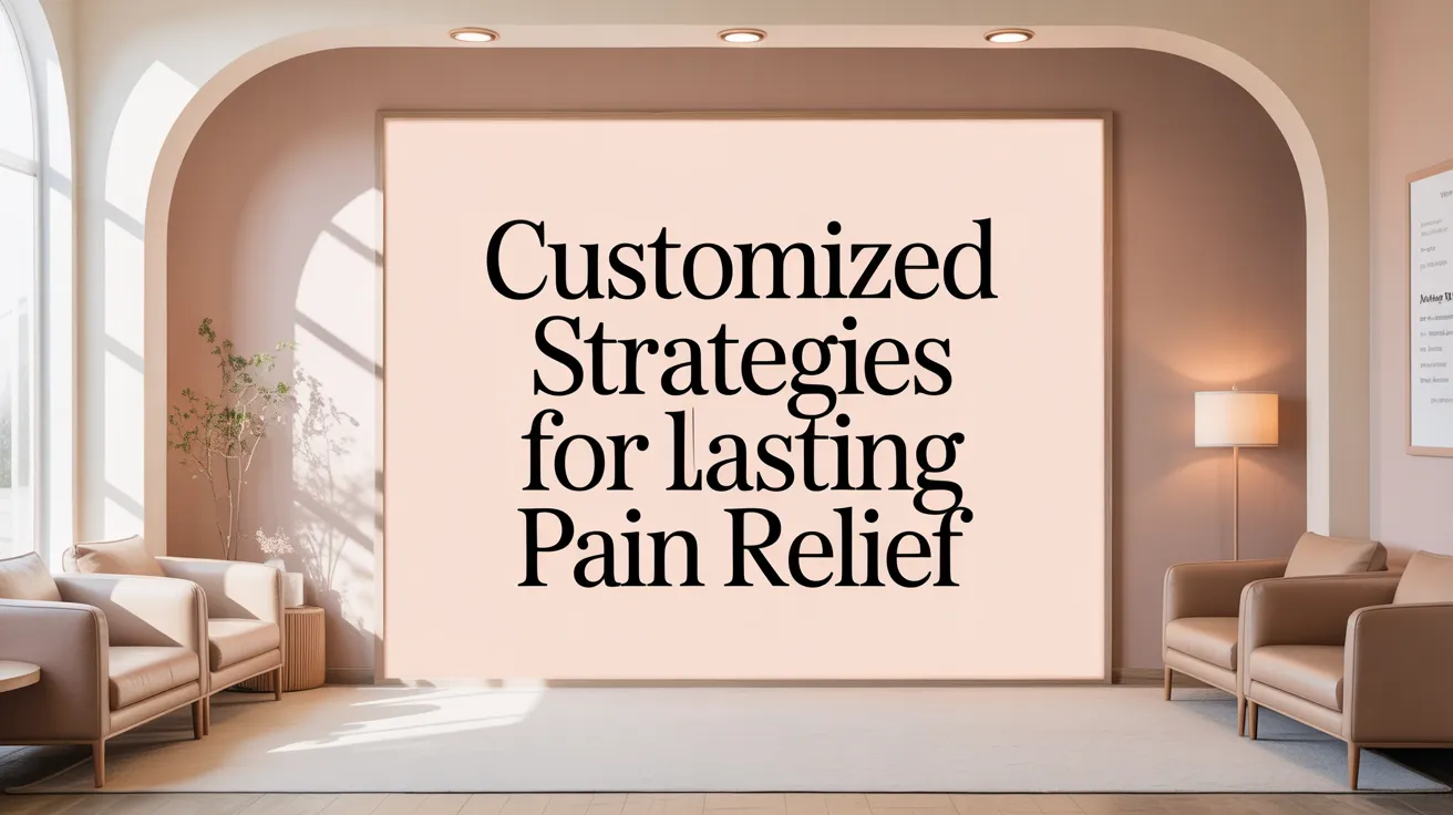 Customized Strategies for Lasting Pain Relief