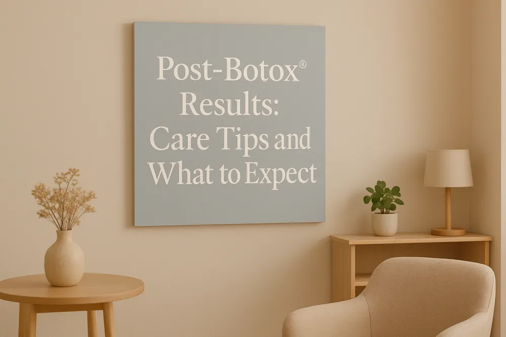Post-Botox® Results: Care Tips and What to Expect