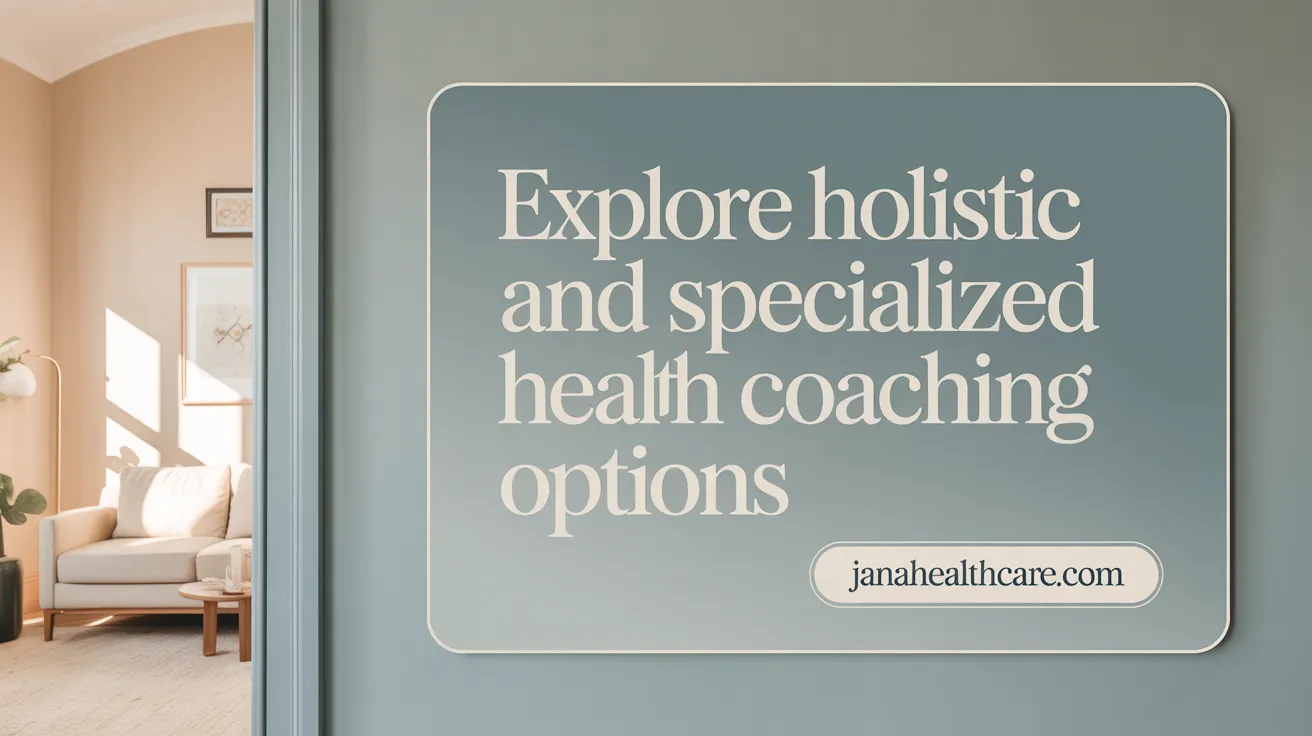 Explore Holistic and Specialized Health Coaching Options