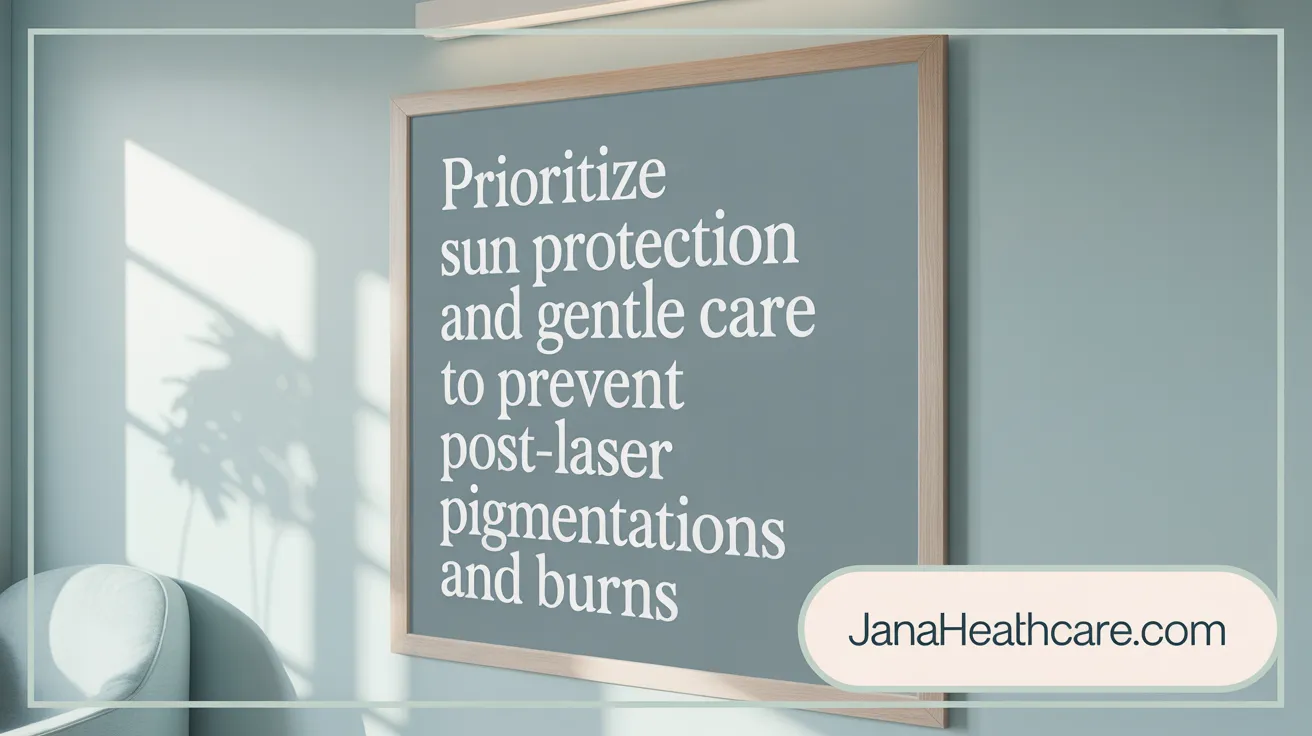 Prioritize Sun Protection and Gentle Care to Prevent Post-Laser Pigmentations and Burns