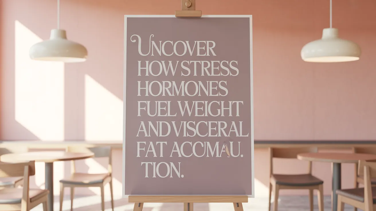 Uncover how stress hormones fuel weight gain and visceral fat accumulation.