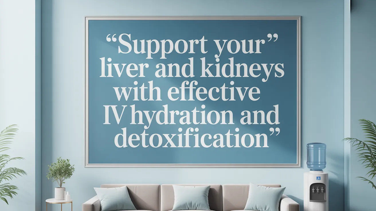 Support Your Liver and Kidneys with Effective IV Hydration and Detoxification