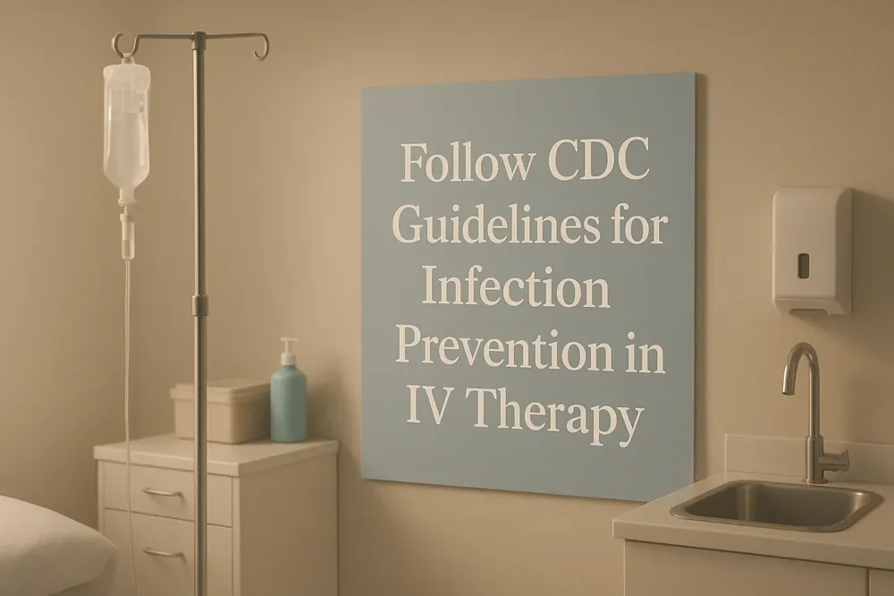 Follow CDC Guidelines for Infection Prevention in IV Therapy