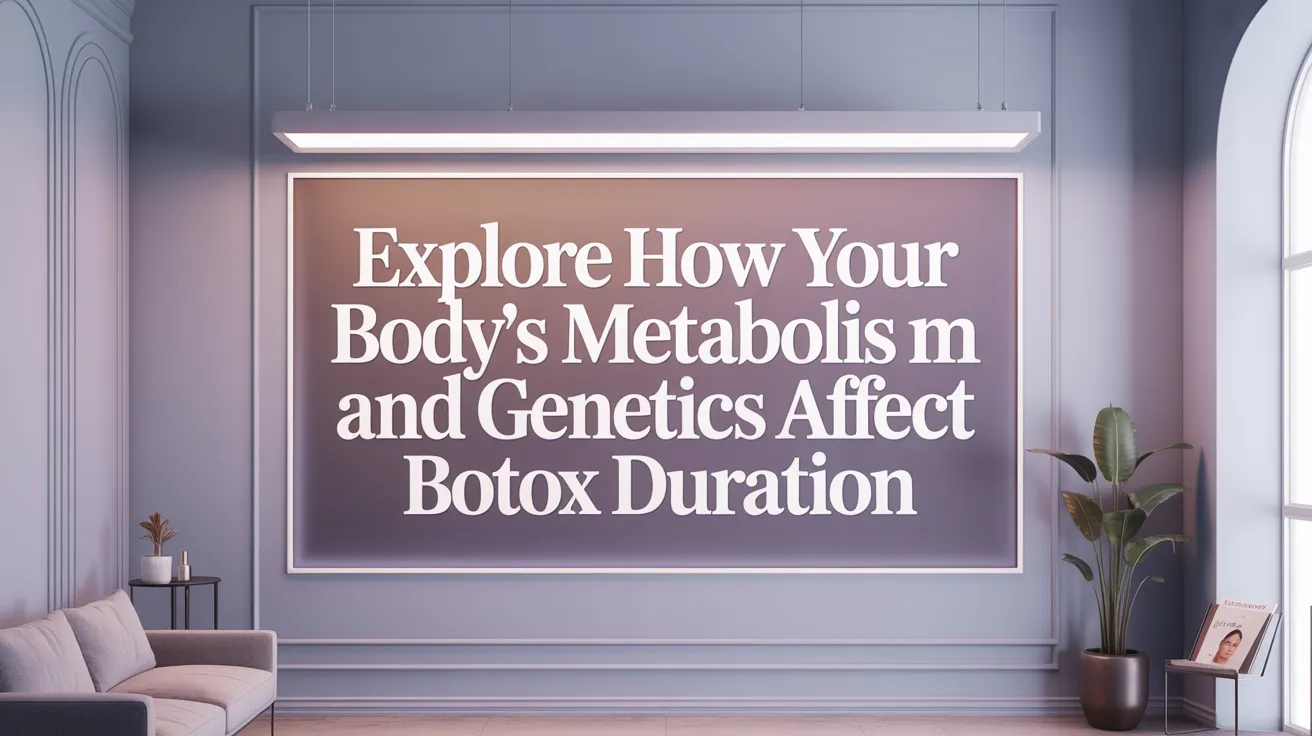 Explore How Your Body’s Metabolism and Genetics Affect Botox Duration