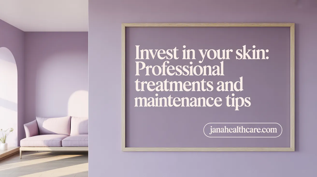 Invest in Your Skin: Professional Treatments and Maintenance Tips