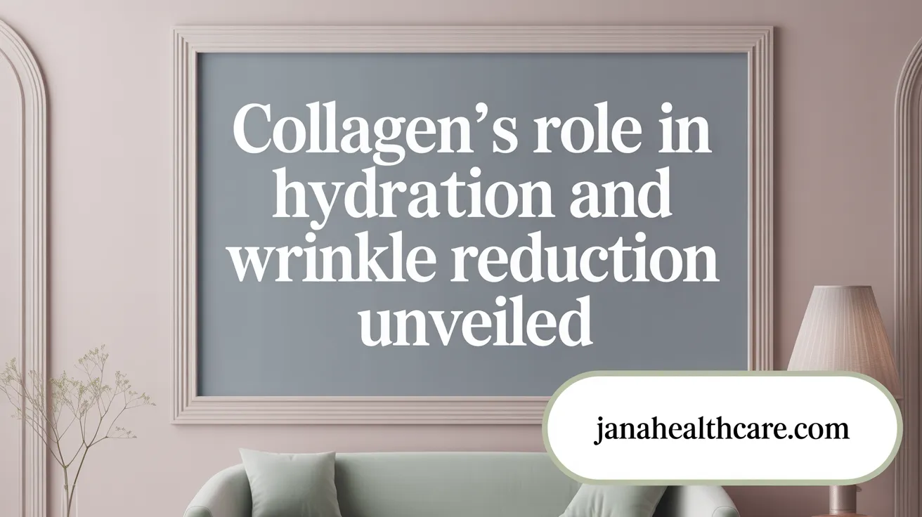 Collagen's Role in Hydration and Wrinkle Reduction Unveiled