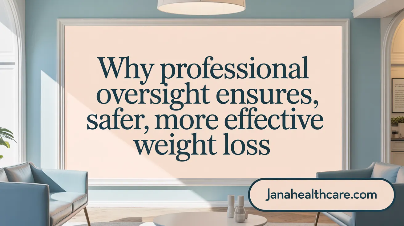 Why Professional Oversight Ensures Safer, More Effective Weight Loss