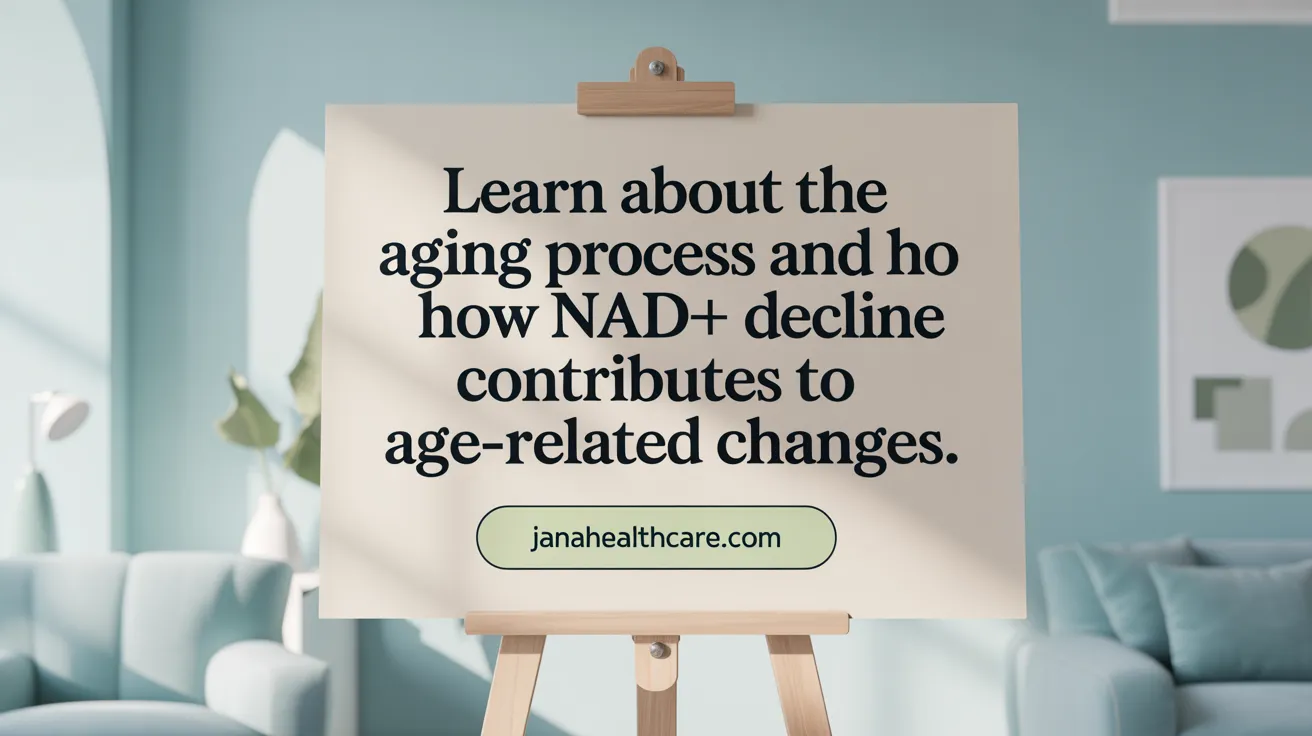 Learn about the aging process and how NAD+ decline contributes to age-related changes.