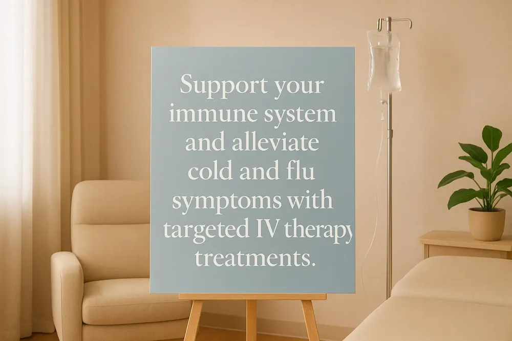 Support your immune system and alleviate cold and flu symptoms with targeted IV therapy treatments.