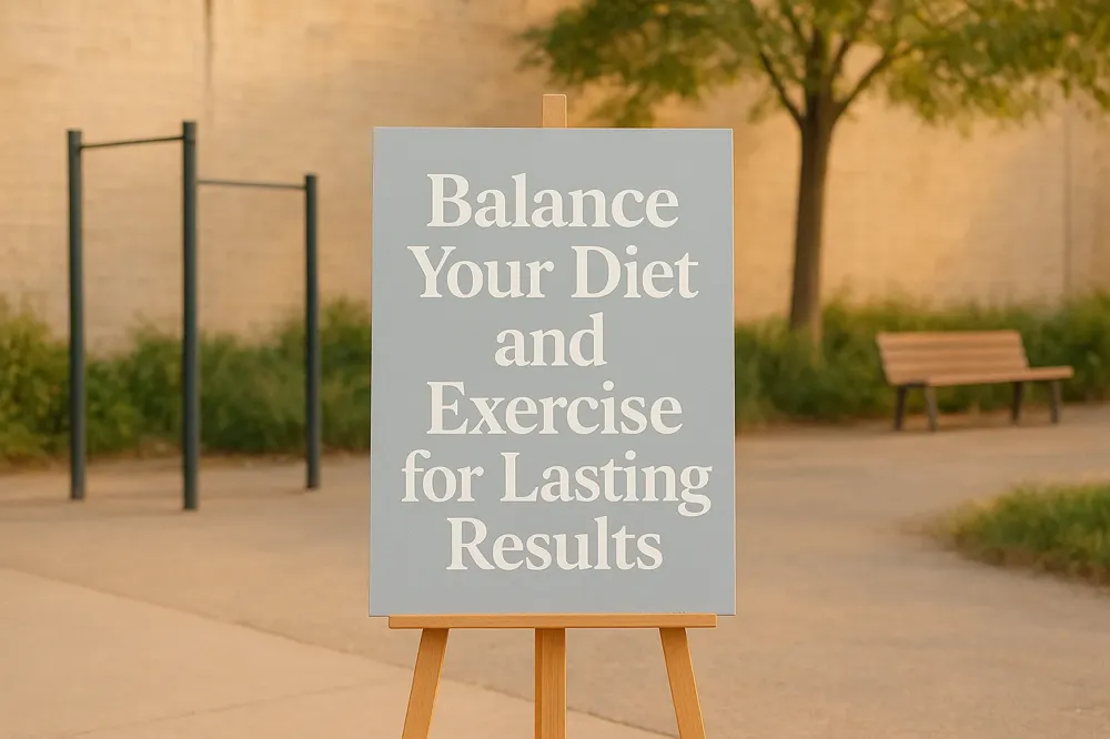 Balance Your Diet and Exercise for Lasting Results