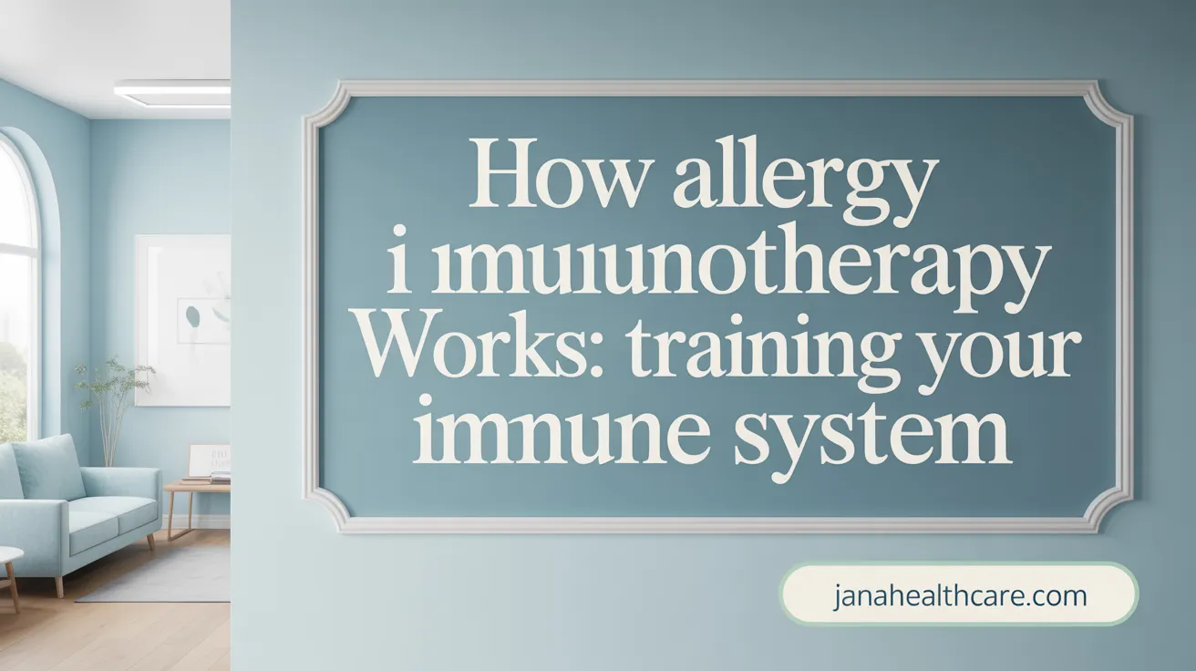 How Allergy Immunotherapy Works: Training Your Immune System