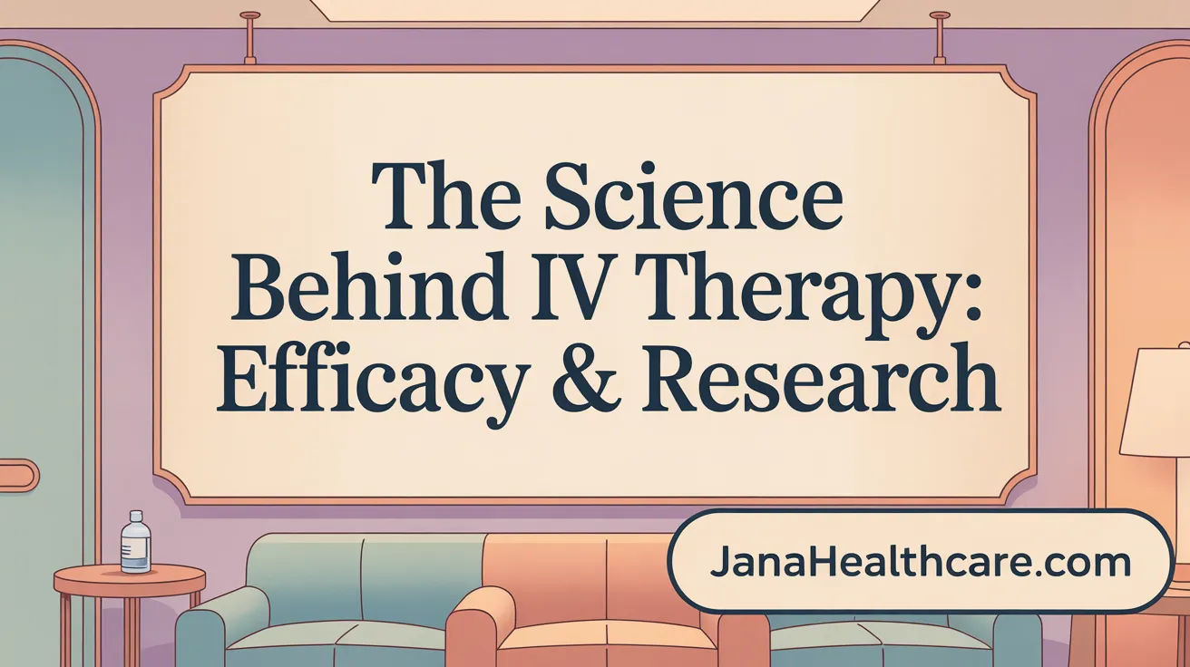 The Science Behind IV Therapy: Efficacy & Research