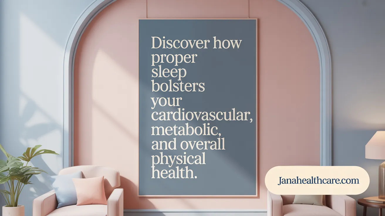 Discover how proper sleep bolsters your cardiovascular, metabolic, and overall physical health.