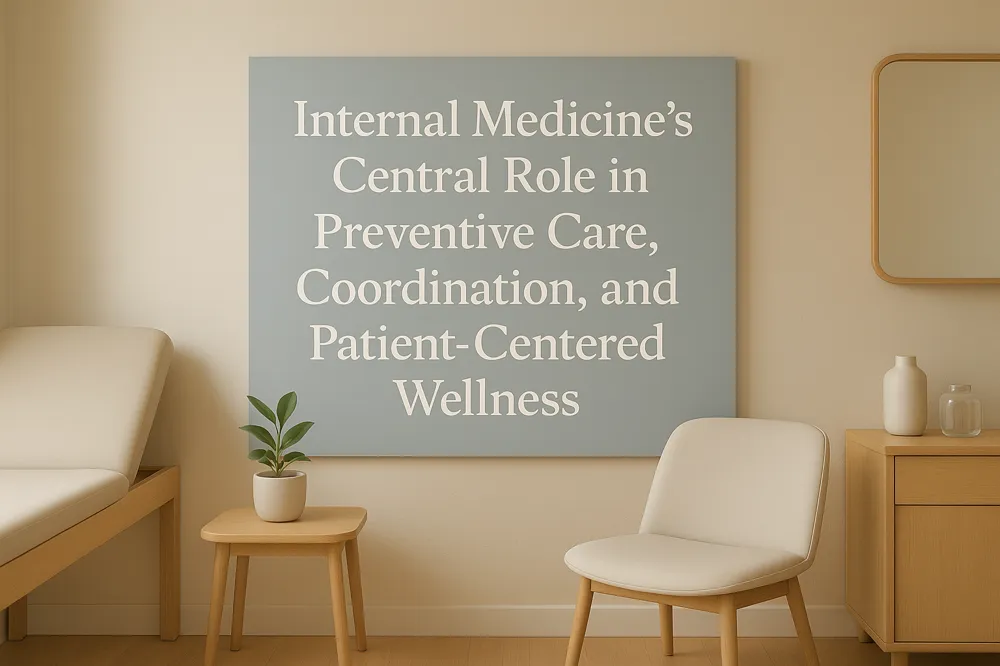 Internal Medicine's Central Role in Preventive Care, Coordination, and Patient-Centered Wellness