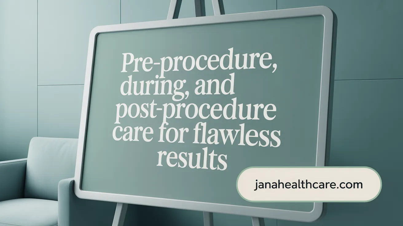 Pre-Procedure, During, and Post-Procedure Care for Flawless Results