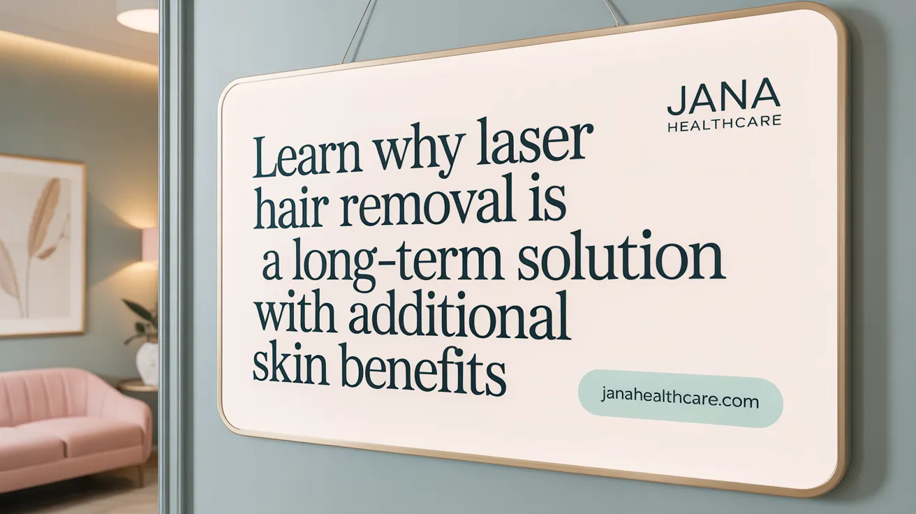 Learn why laser hair removal is a long-term solution with additional skin benefits