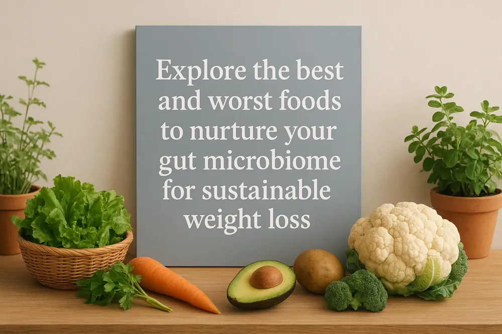 Explore the best and worst foods to nurture your gut microbiome for sustainable weight loss.