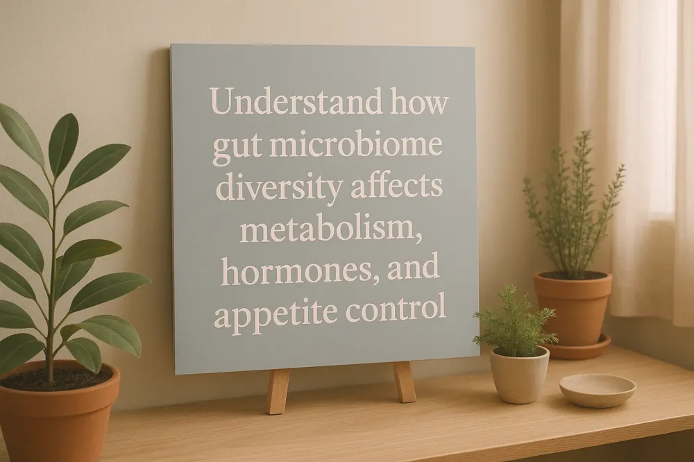 Understand how gut microbiome diversity affects metabolism, hormones, and appetite control.