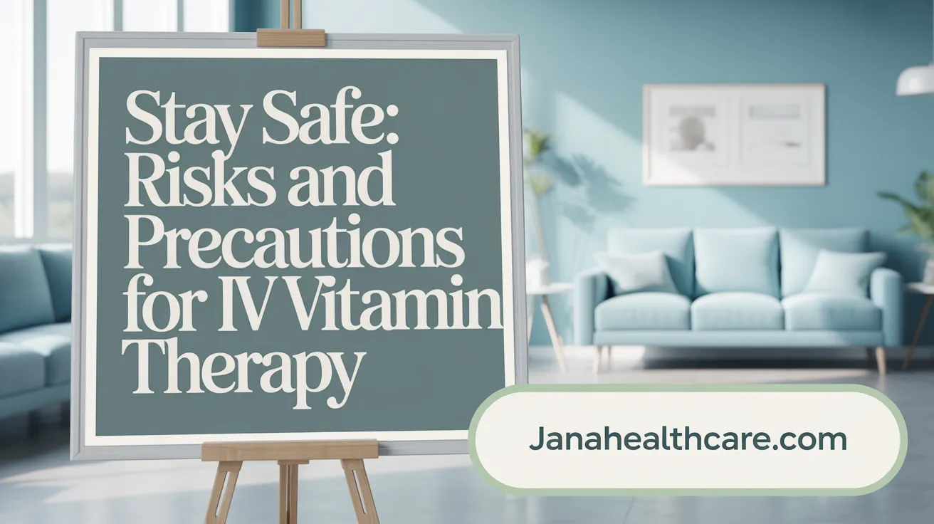 Stay Safe: Risks and Precautions for IV Vitamin Therapy