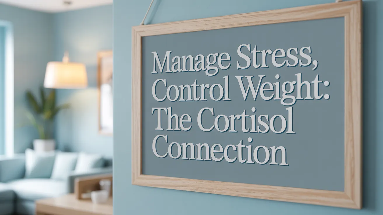 Manage Stress, Control Weight: The Cortisol Connection