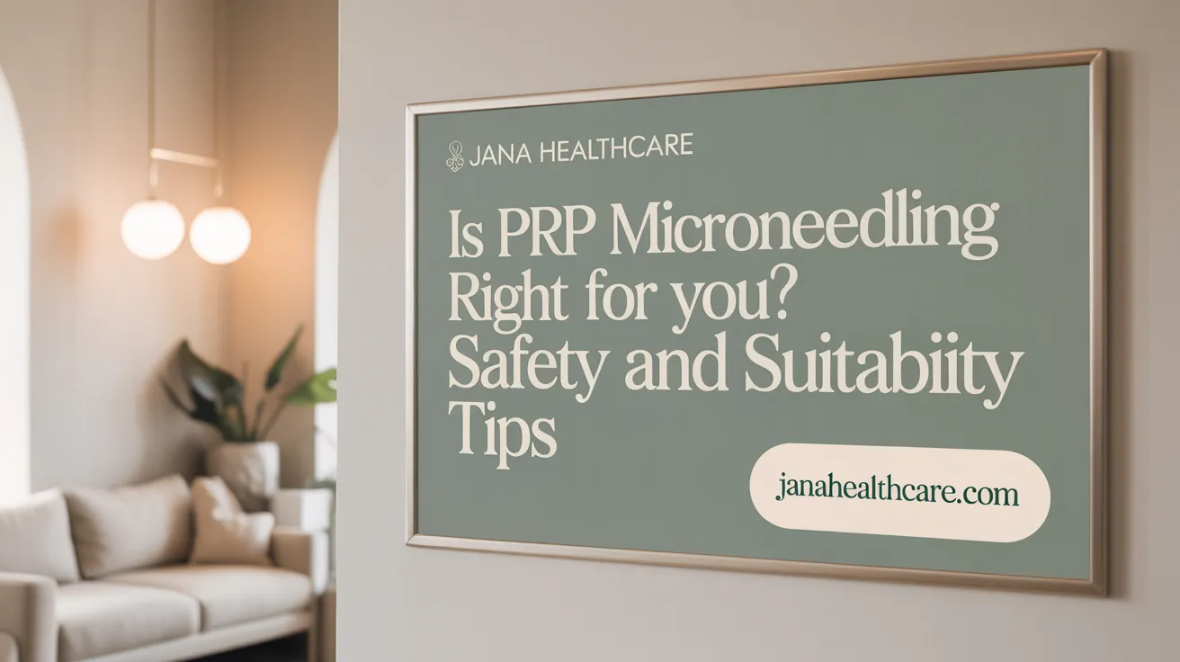 Is PRP Microneedling Right for You? Safety and Suitability Tips